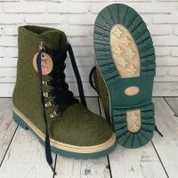 Женские ботинки валяные "Бергшаф", Aloe 35