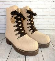 Женские ботинки валяные Бергшаф", Dusty rose 35